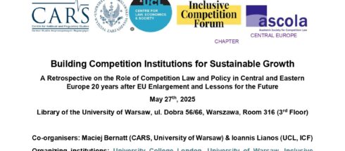 Building Competition Institutions for Sustainable Growth &#8211; conference