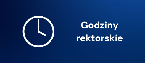 Godziny rektorskie na UW w dniu 27 maja (11:30–14:45).