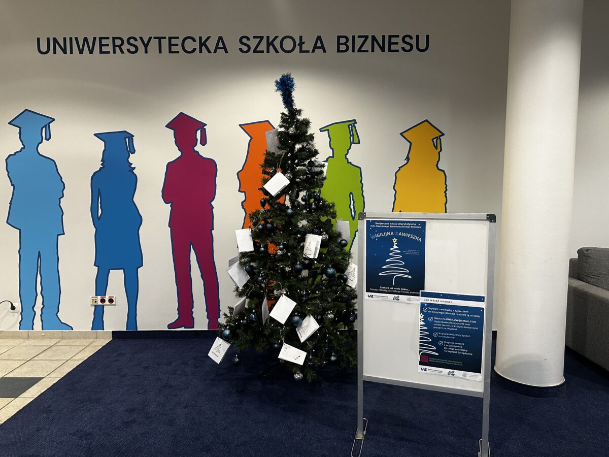 Akcja ,,Wigilijna Zawieszka” Koła Naukowego Zrównoważonego Rozwoju