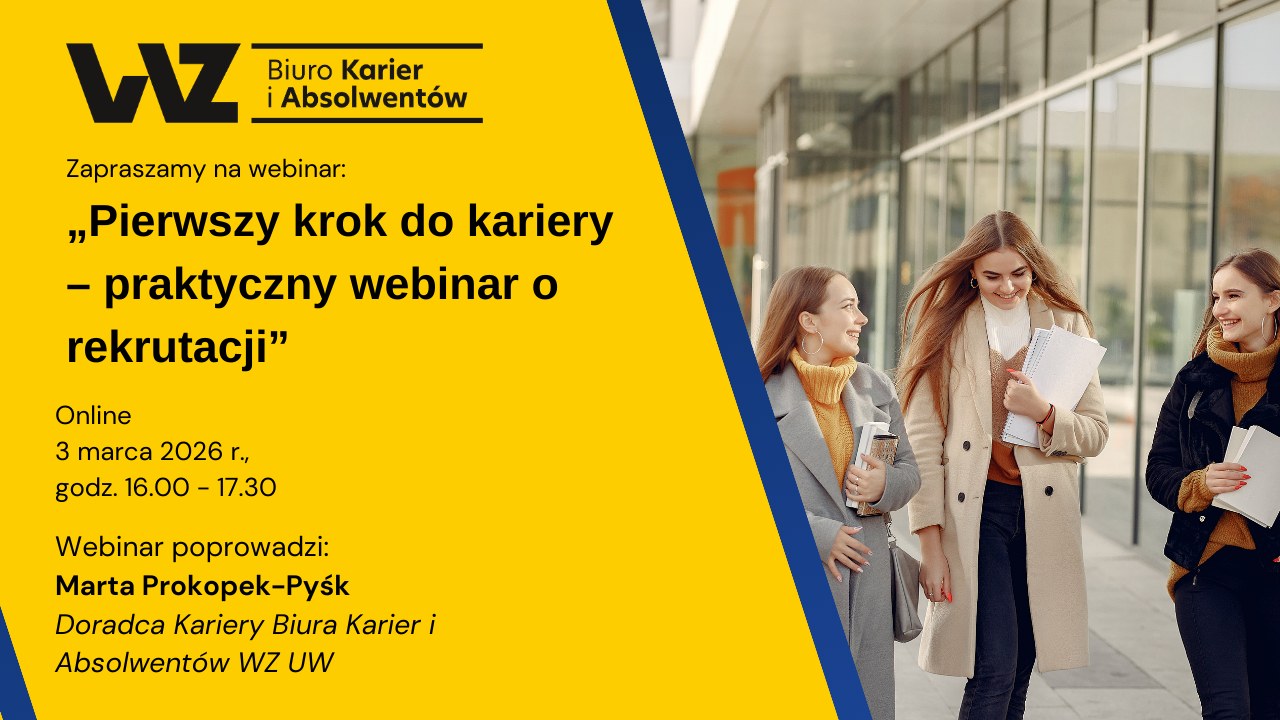Pierwszy krok do kariery – praktyczny webinar o rekrutacji