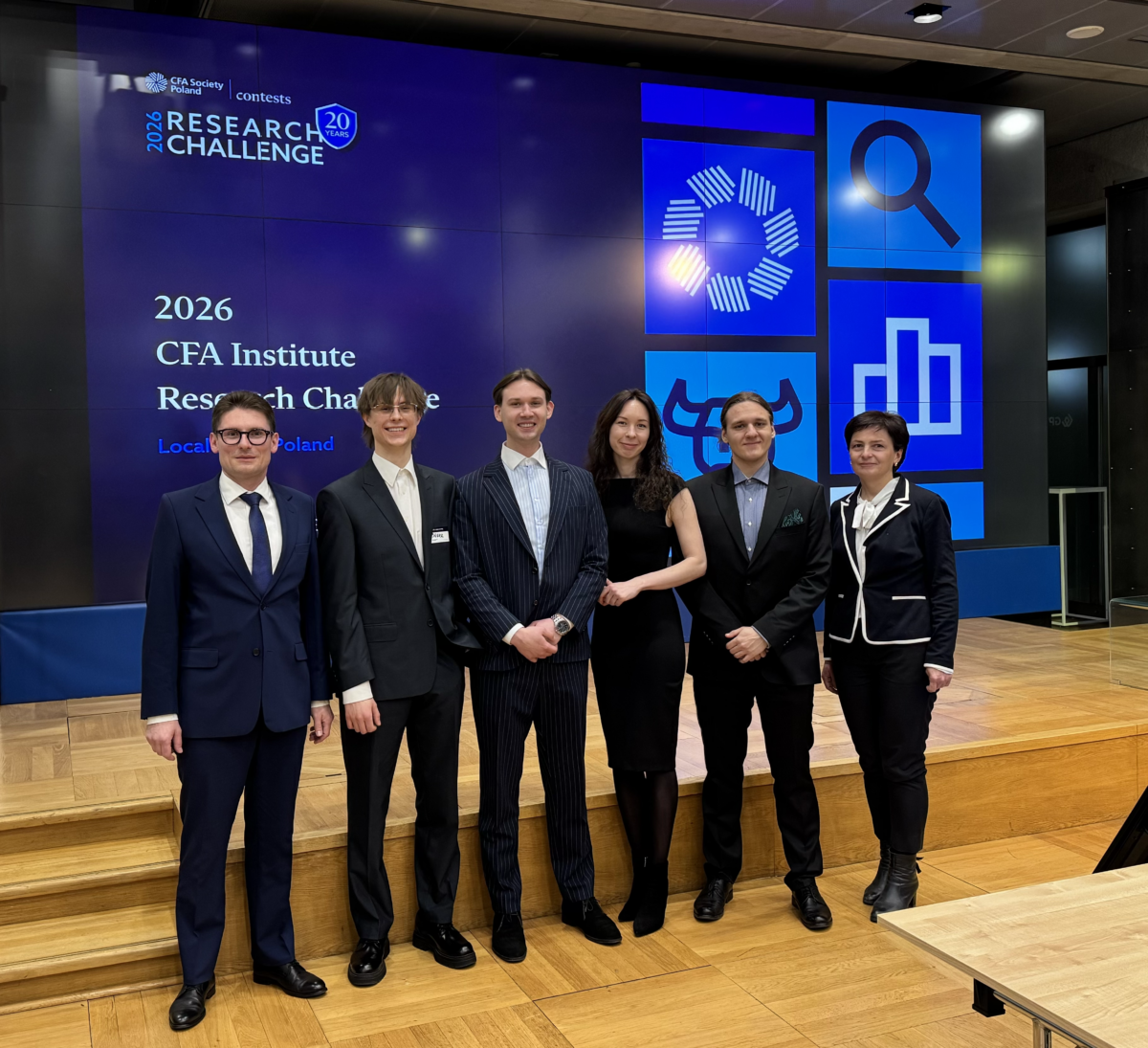 Studenci kierunku Inwestycje i analiza danych w Top 5 w Polsce w konkursie CFA Institute Research Challenge 2026