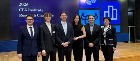 Studenci kierunku Inwestycje i analiza danych w Top 5 w Polsce w konkursie CFA Institute Research Challenge 2026