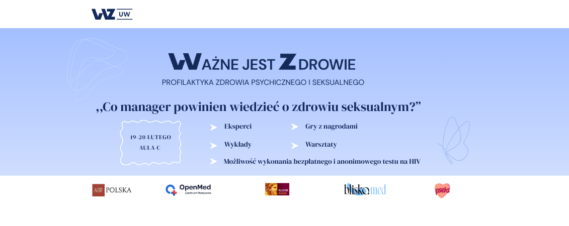 Kolejna edycja „Ważne jest Zdrowie” – profilaktyka zdrowia psychicznego i seksualnego 