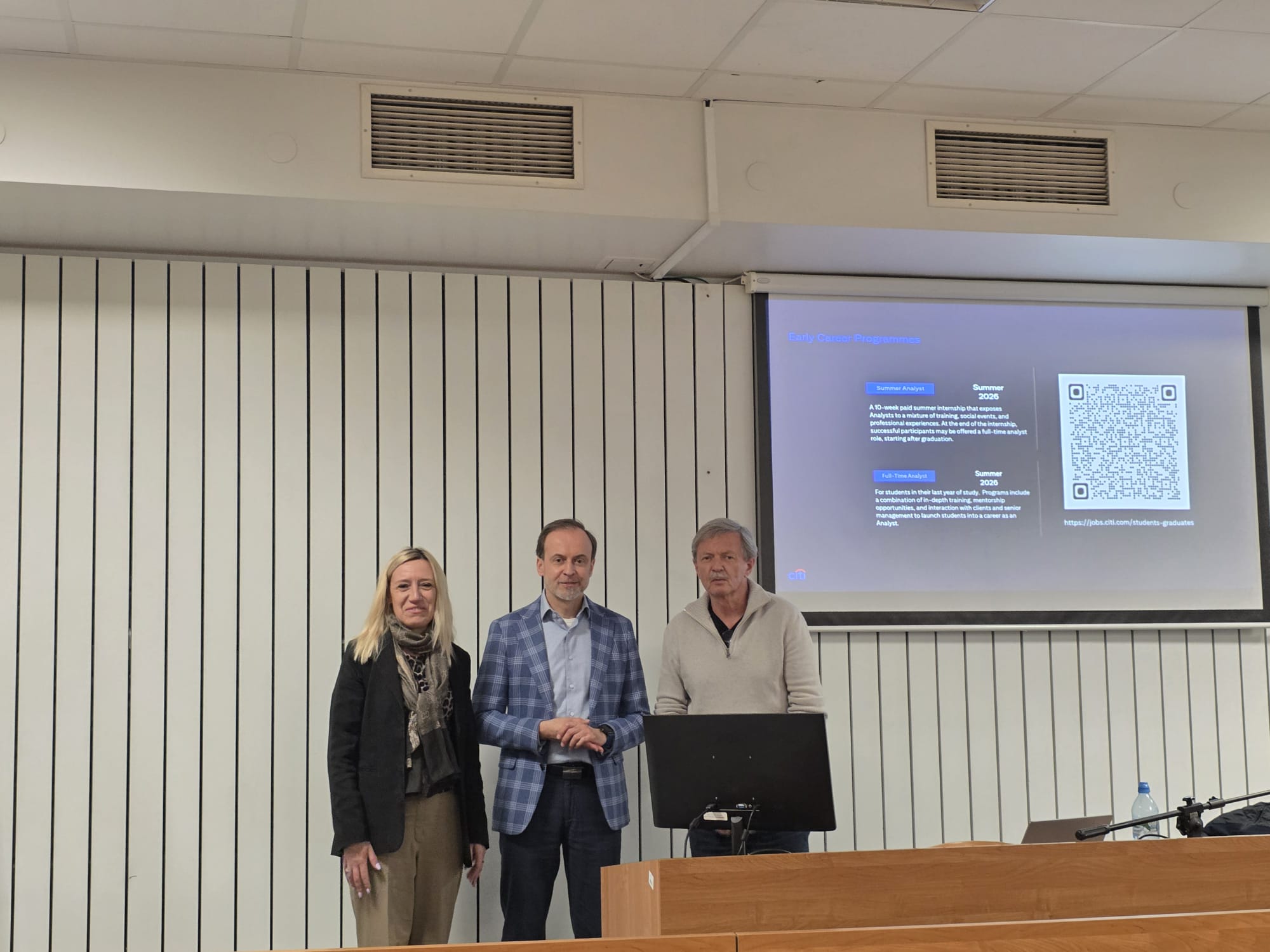 Wykłady ekspertów Citi Service Center dla studentów WZ UW