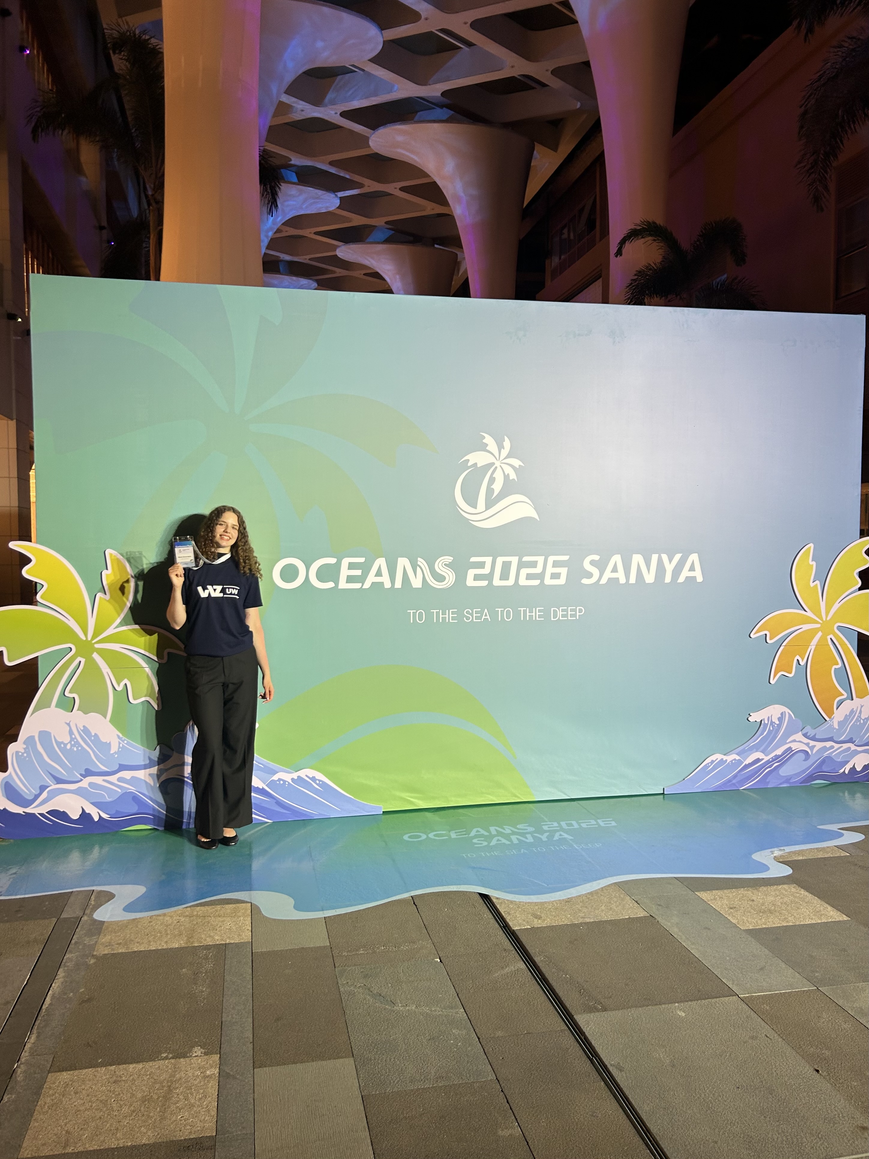 Nasza studentka na międzynarodowej konferencji SANYA OCEANS 2026