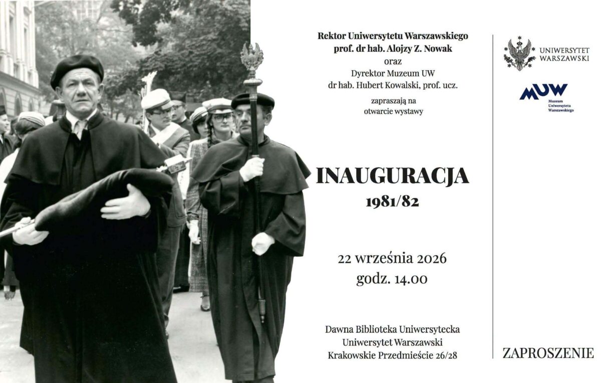 Otwarcie wystawy „Inauguracja 1981/82” w Muzeum Uniwersytetu Warszawskiego