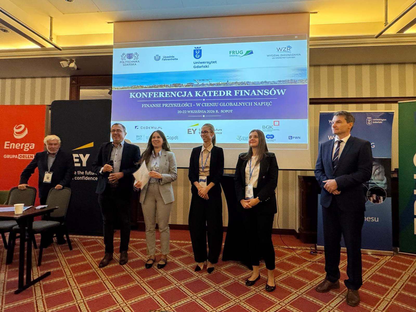 Sukces WZ UW podczas Konferencji Katedr Finansów 2026